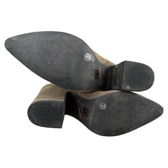 Kristin Cavallari x Chinese Laundry Suede Starlight Green Bootie Women's 9/EU 40 - Picture 11 of 12